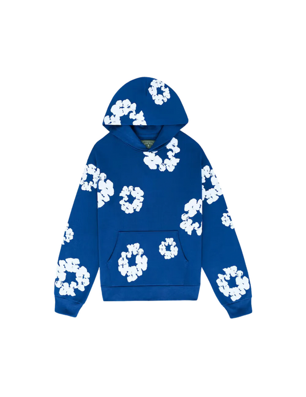 DENIM TEARS - THE COTTON WREATH HOODIE BLUE Dripfit