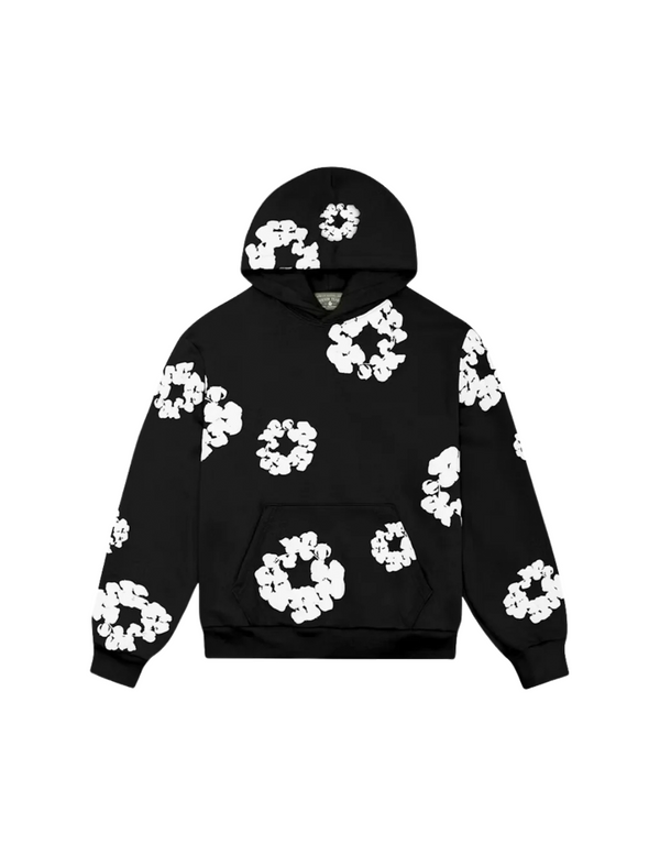 DENIM TEARS THE COTTON WREATH HOODIE BLACK Dripfit 1